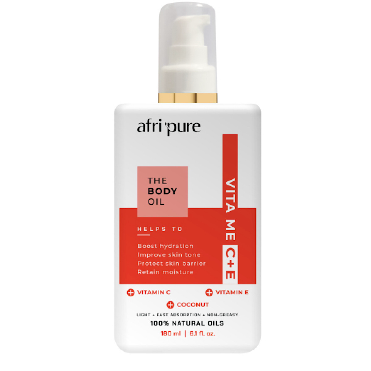 Afri Pure Vita-Me C+E The Body Oil 180ml